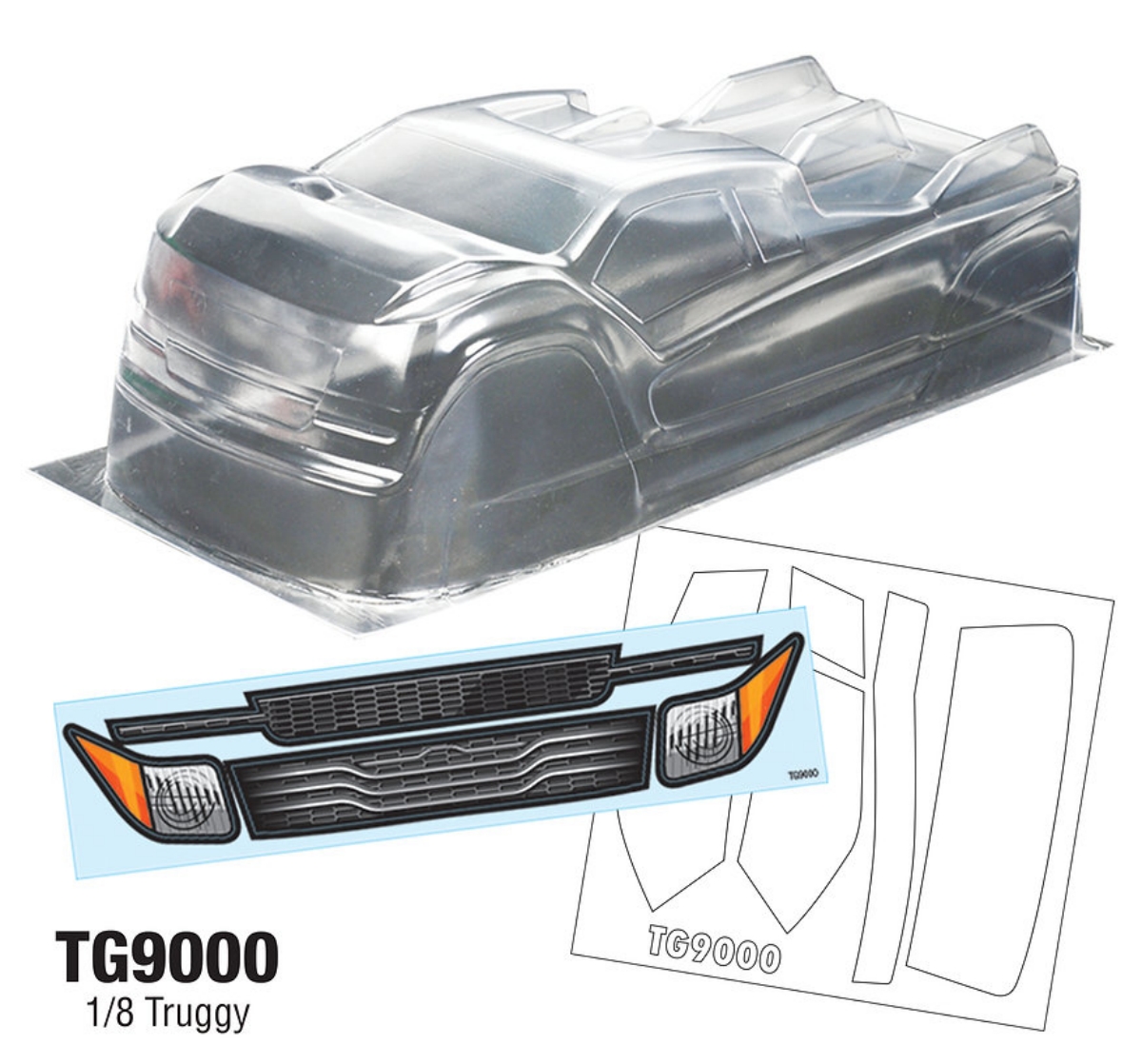 TG9000 1/8 Truggy Body fit Tea - Tamiya Model Paint Set review and price