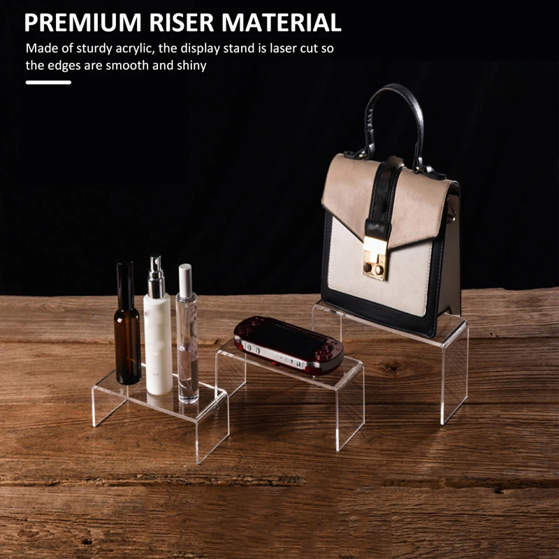 3/5Pcs Acrylic Display Stand B - Display Risers Set review and price