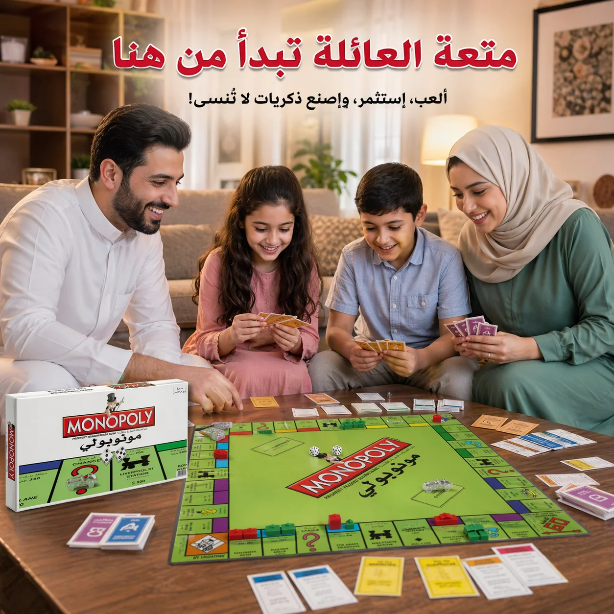 Arabic version of the strategi - Hasbro Game Monopoly review and price