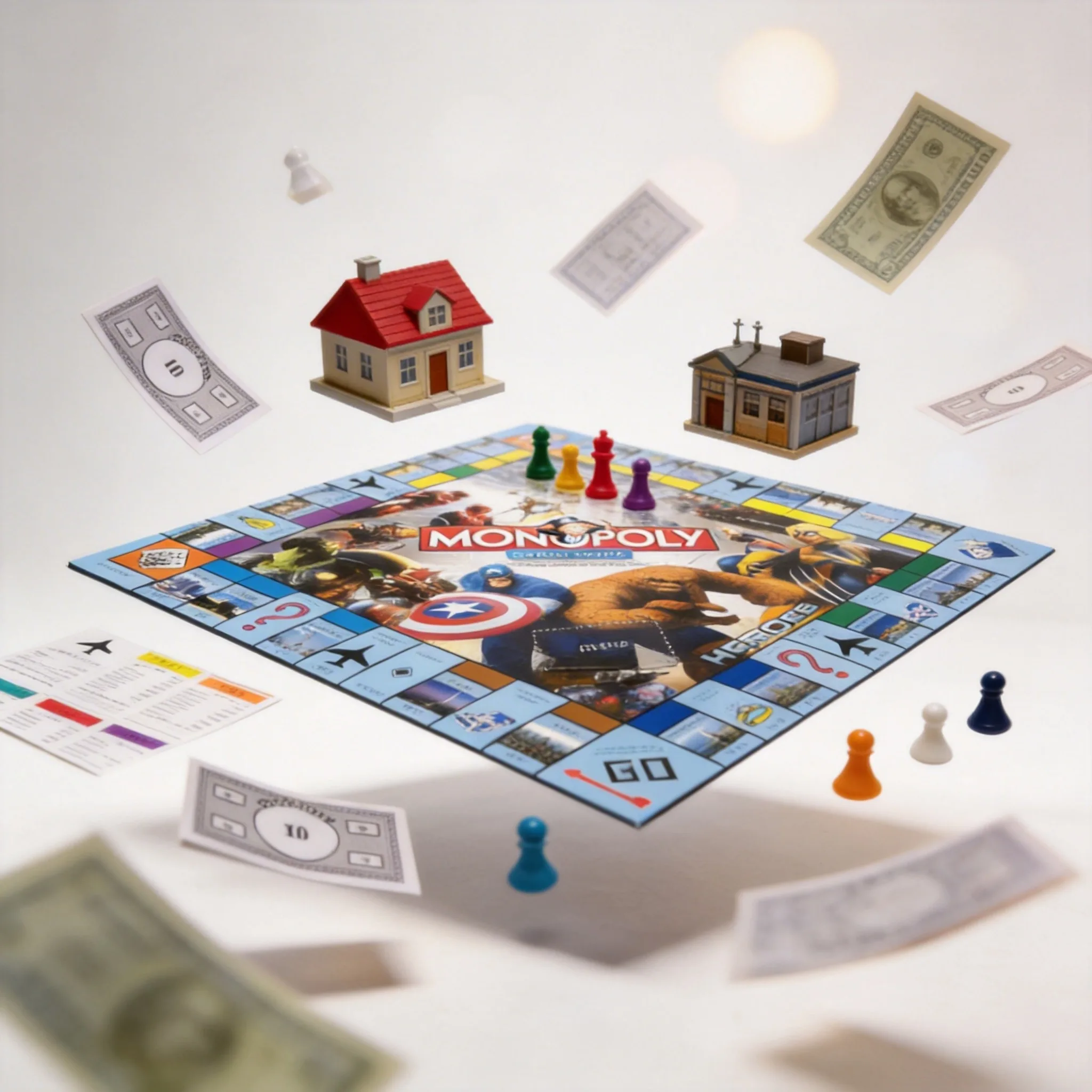 Marvel Heroes Monopoly Global  - Hasbro Game Monopoly review and price