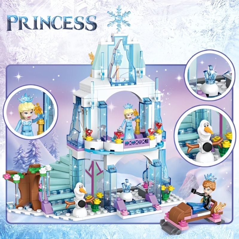 Elsa Ice Castle Building Block - Lego Set Technic review and price
