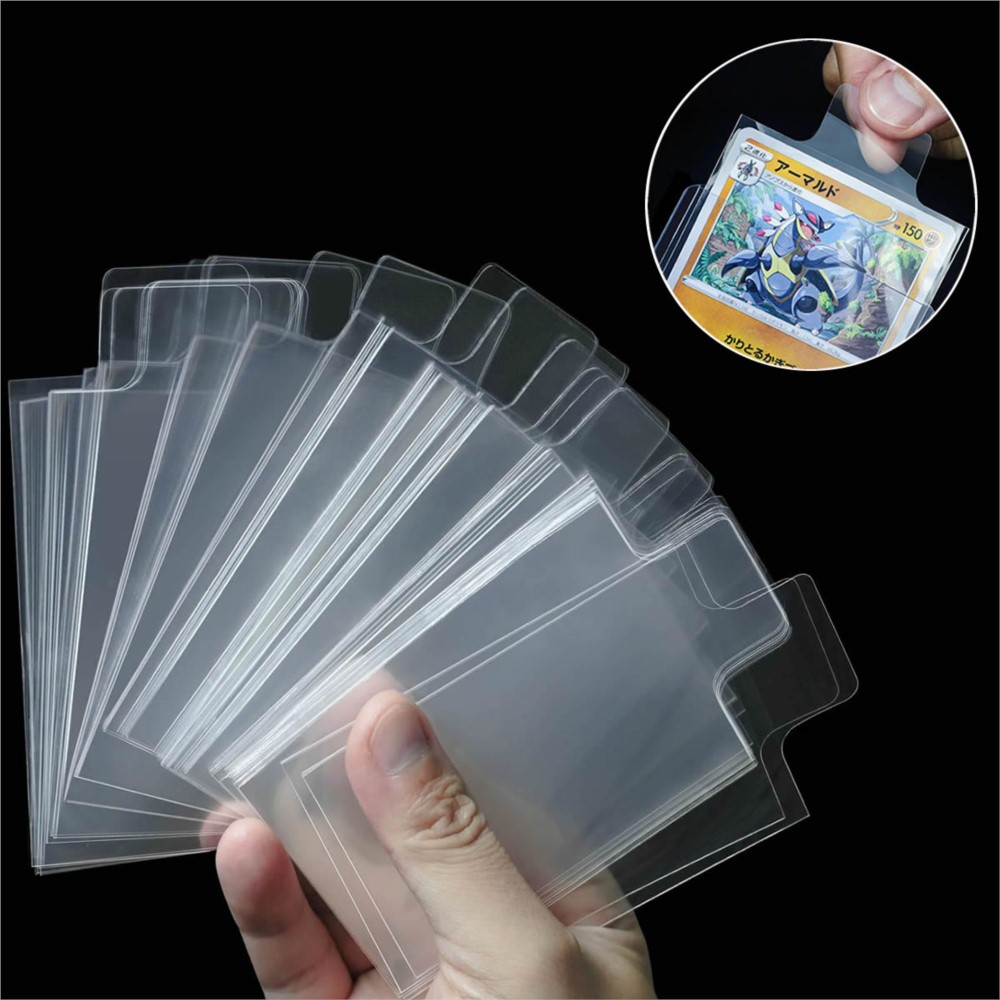 100-500Pcs Transparent Raised  - Card Penny Sleeve review and price