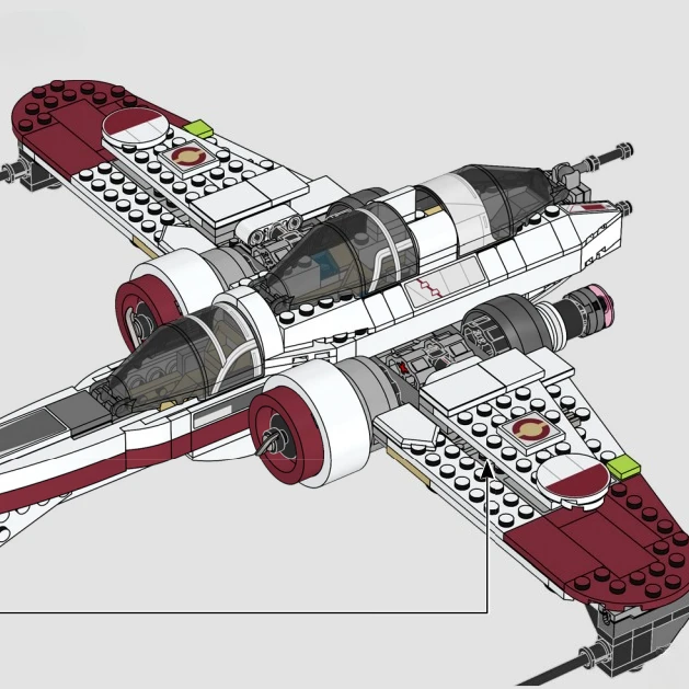 Space Combat Aircraft Model Bu - Lego Set Technic review and price