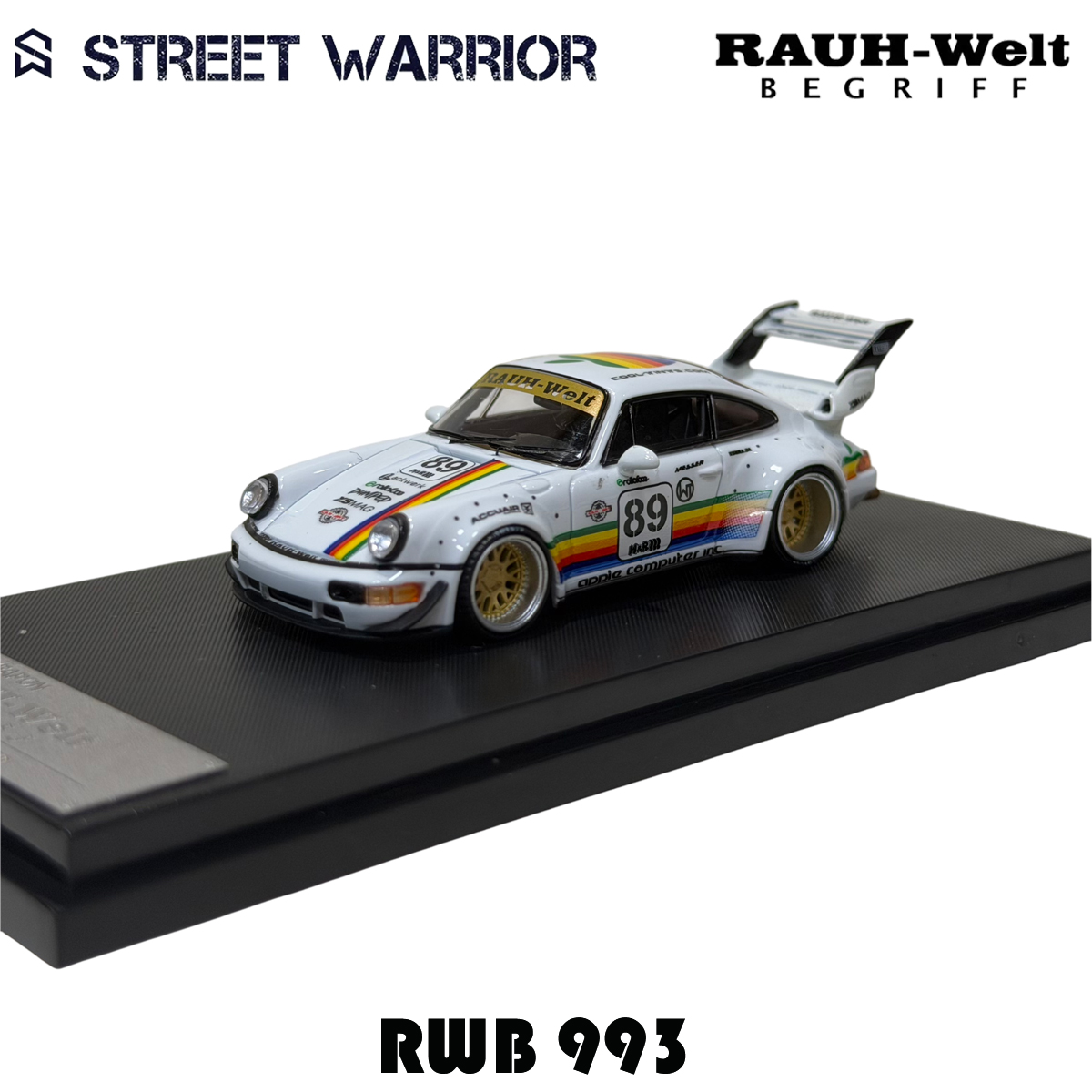 SW In Stock 1:64 RWB 993 Black - Die Cast Car 1 64 review and price