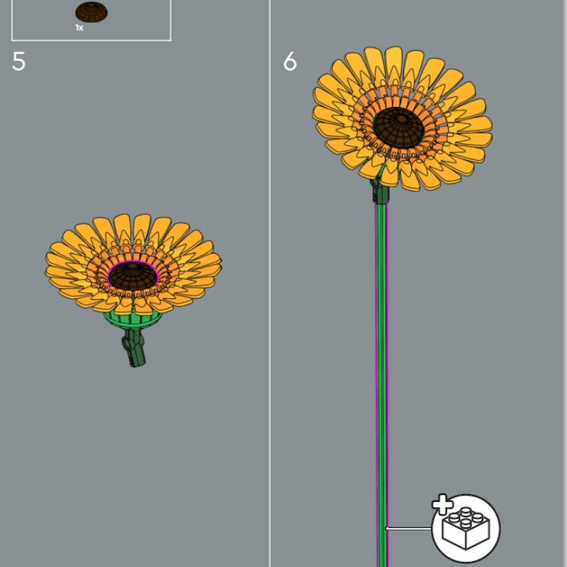 Lush Bouquet Building Blocks S - Lego Set Technic review and price